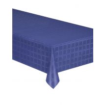 Nappe en rouleau papier damassé bleu marine 6 m - Couleur Bleu foncé