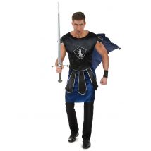 Déguisement chevalier lion pour Homme - Couleur Bleu - Taille M