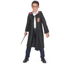 Déguisement luxe robe de sorcier Gryffondor Harry Potter pour Enfant - Couleur Noir - Taille 7 à 8 ans (122 à 128 cm)