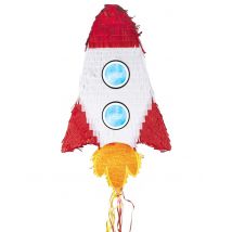 Piñata fusée 45 x 32 x 15 cm - Couleur Multicolore