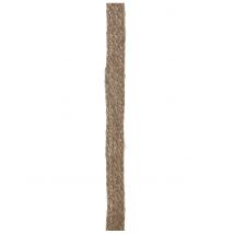 Ruban toile de jute 10 mm x 5 mètres - Couleur Marron