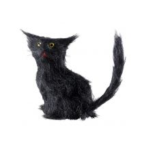 Chat noir 12 cm Halloween - Couleur Noir