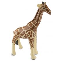 Décoration girafe gonflable 74x65x25cm - Couleur Multicolore