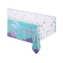 Nappe plastique Jolie sirène 137 cm x 213 cm - Couleur Multicolore