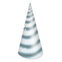 8 Chapeaux d'anniversaire Licorne - Couleur Gris