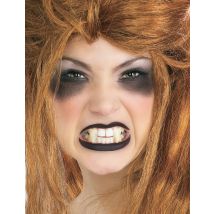 Fausses canines de vampire blanches pour Adulte - Couleur Blanc