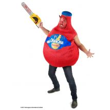Déguisement Bouteille d'Orangina Rouge - Couleur Rouge