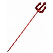 Fourche de diable rouge à sequins pour Adulte et pour Enfant - Couleur Rouge