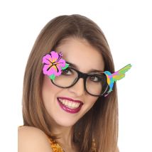 Lunettes été hawaïennes pour Adulte - Couleur Multicolore