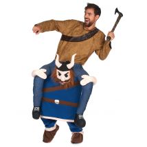 Déguisement pour Homme à dos de viking pour Adulte - Couleur Bleu