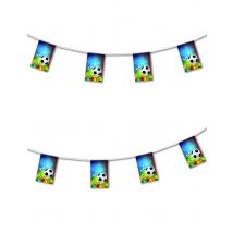 Guirlande papier ignifugé Football 4,5 m - Couleur Multicolore