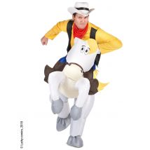 Déguisement Porte-moi Jolly Jumper adute- Lucky Luke - Couleur Multicolore - Taille Taille Unique (42)