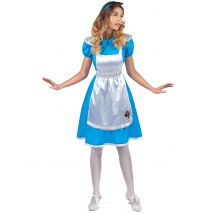 Déguisement Alice pour Femme - Couleur Bleu - Taille M