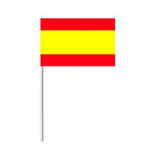 Drapeau papier Espagne 14 x 21 cm - Couleur Rouge