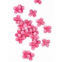 24 Décorations de table Pétales de fleurs fuchsia 3 cm - Couleur Rose