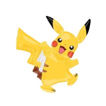 Petit ballon aluminium Pikachu Pokémon 27 x 33 cm - Couleur Jaune