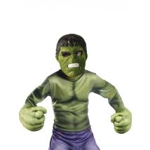 Kit masque et gants géants Hulk pour Enfant - Couleur Vert