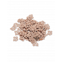 Confettis de table 18 ans rose gold 17 g - Couleur Rose