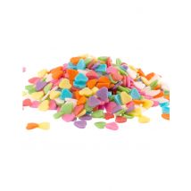 Confettis en sucre Cœurs multicolores 100 g - Couleur Multicolore