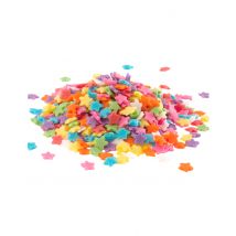 Confettis en sucre Etoiles multicolores 100 g - Couleur Multicolore