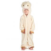 Déguisement lama luxe pour Enfant - Couleur Blanc - Taille 3-4 ans (98-104cm)