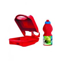 Set boîte à gouter et gourde en plastique Star Wars 24 x 15 cm - Couleur Rouge