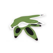8 Marques places Grands Dinosaures verts - Couleur Vert