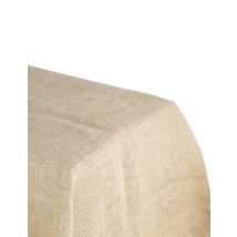 Nappe en jute rectangulaire 240 x 120 cm - Couleur Ivoire