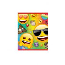 8 Sacs cadeaux en plastique Emoji Rainbow - Couleur Multicolore