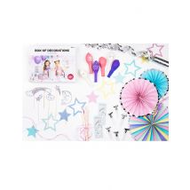 Kit décoration anniversaire licorne 35 pièces - Couleur Multicolore