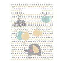6 Sacs cadeaux pour Bébé Eléphant - Couleur Multicolore