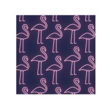 20 Serviettes en papier néon 33 x 33 cm - Couleur Rose