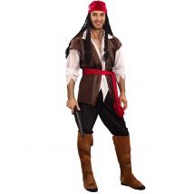 Déguisement grande taille pirate pour Homme - Couleur Marron - Taille XXL
