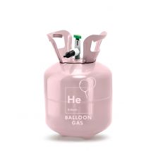 Bouteille d'hélium jusqu'à 20 ballons - Couleur Rose