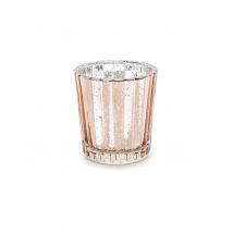 4 Photophores en verre rose gold 6 cm - Couleur Rose