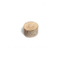 9 Marque-places rondins en bois entre 2 et 4 cm - Couleur Bois