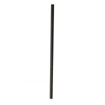 25 Pailles en papier noires 20 cm - Couleur Noir