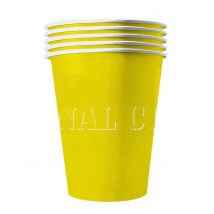 20 Gobelets américains carton recyclable jaunes 53 cl - Couleur Jaune