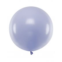 Ballon en latex géant lilas 60 cm - Couleur Violet / parme