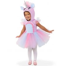 Déguisement licorne pastel pour Bébé - Couleur Rose - Taille 18 - 24 Mois