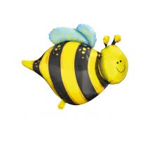 Ballon aluminium abeille 51 x 67 cm - Couleur Noir