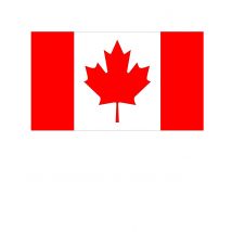 Drapeau supporter Canada 150 x 90 cm - Couleur Rouge