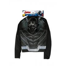 Top avec masque Black Panther pour Garçon - Couleur Noir