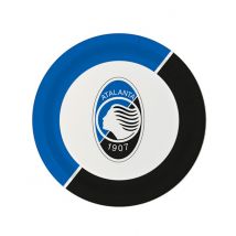8 Assiettes en carton Atalanta bleues et blanches 23 cm - Couleur Noir