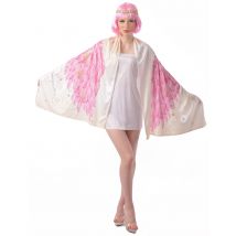 Déguisement Ailes d'ange poncho rose pour Femme - Couleur Rose - Taille Taille Unique (40)