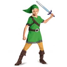 Déguisement Link Zelda classique pour Enfant - Couleur Vert - Taille 7 - 8 ans (124 - 136 cm)