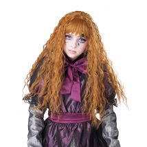 Perruque longue ondulée rousse pour Enfant - Couleur Orange