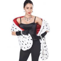 Echarpe en faux dalmatien pour Adulte - Couleur Multicolore
