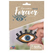 Kit bijoux porte-bonheur broches en forme d’œil - Couleur Multicolore