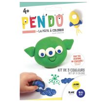 Boîte PEN'DO Cosmos jaune blanc bleu